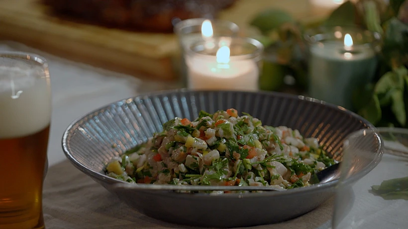 מתכון לסביצ'ה דג לבן ברוטב הדרים של רותי רוסו