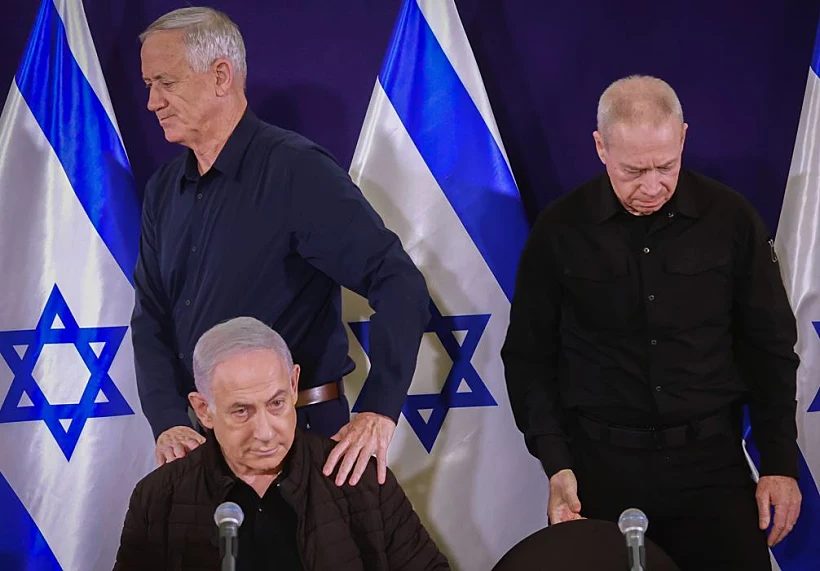 נתניהו, גלנט וגנץ