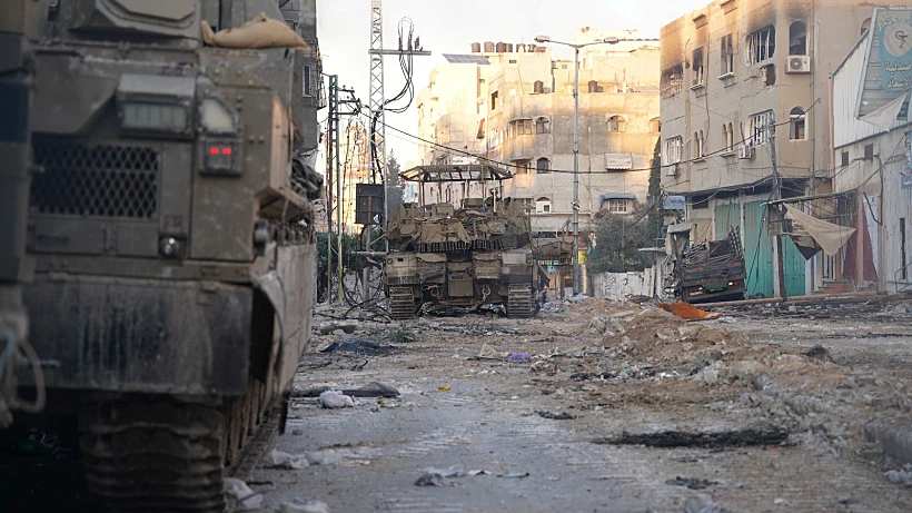 פעילות כוחות אוגדה 36 בשכונת זייתון ברצועת עזה חרבת ברזל