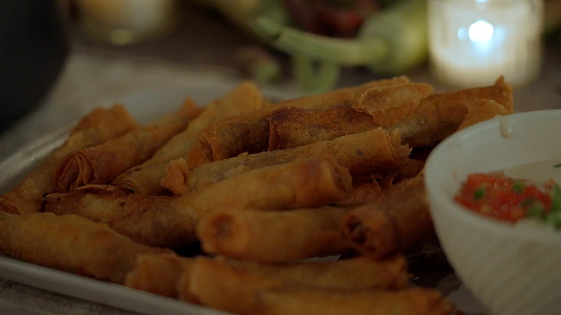 סיגר מטוגן ממולא בשר טחון של רותי רוסו