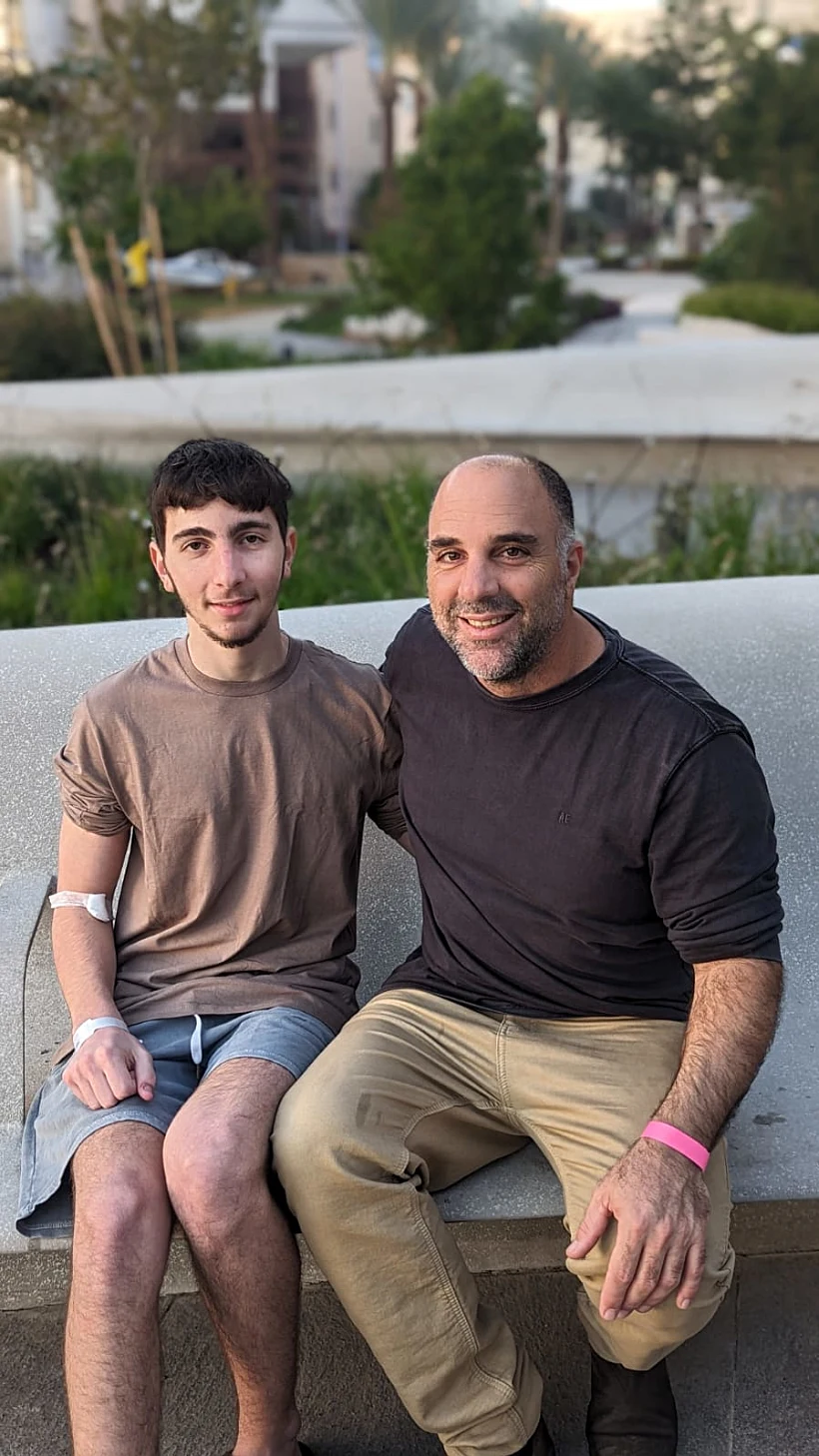 עמית שני עם אביו