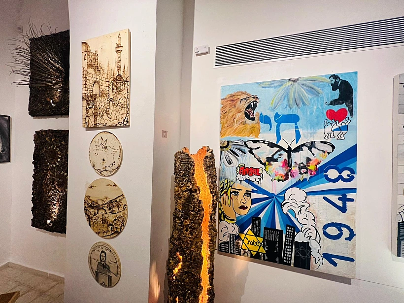 תערוכת ״כשהתותחים רועמים, המוזות לא שותקות״ בגלריית לוטן