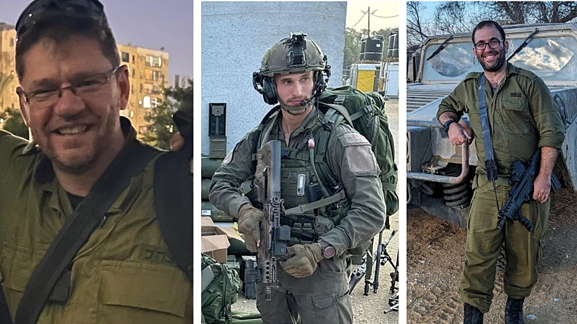 רס״ר (מיל') ארי יחיאל זנילמן, סרן (מיל') אליה יאנובסקי רס״ן (מיל') רומן ברונשטיין