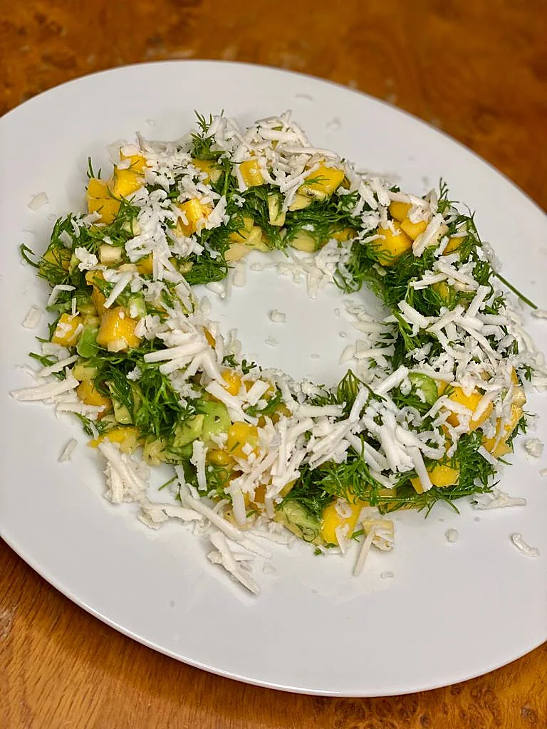 טרטר טבעוני, טרטר אפרסמון