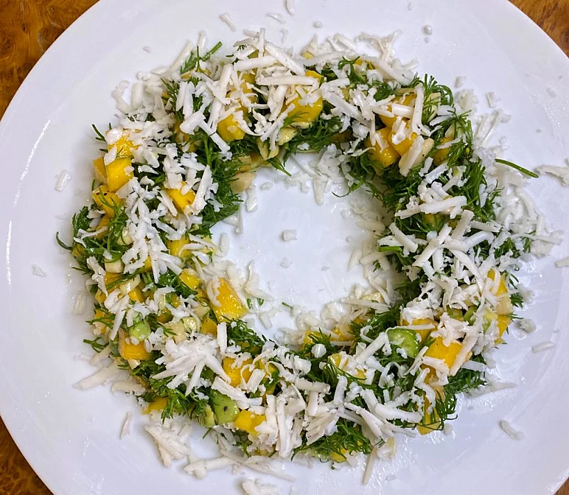 טרטר טבעוני, טרטר אפרסמון