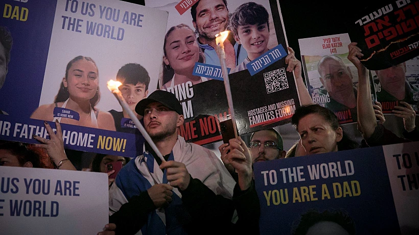 מחאת משפחות החטופים בעקבות האסון בשג'אעיה חרבות ברזל