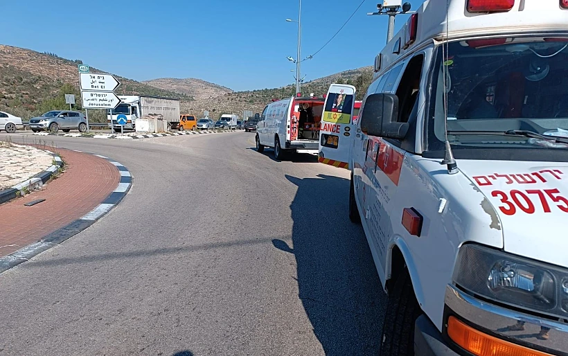 זירת הפיגוע בבנימין