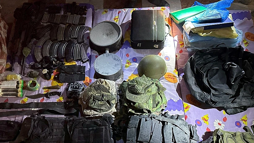 אמל״ח שאיתרו הכוחות בחדר ילדים חרבות ברזל רצועת עזה