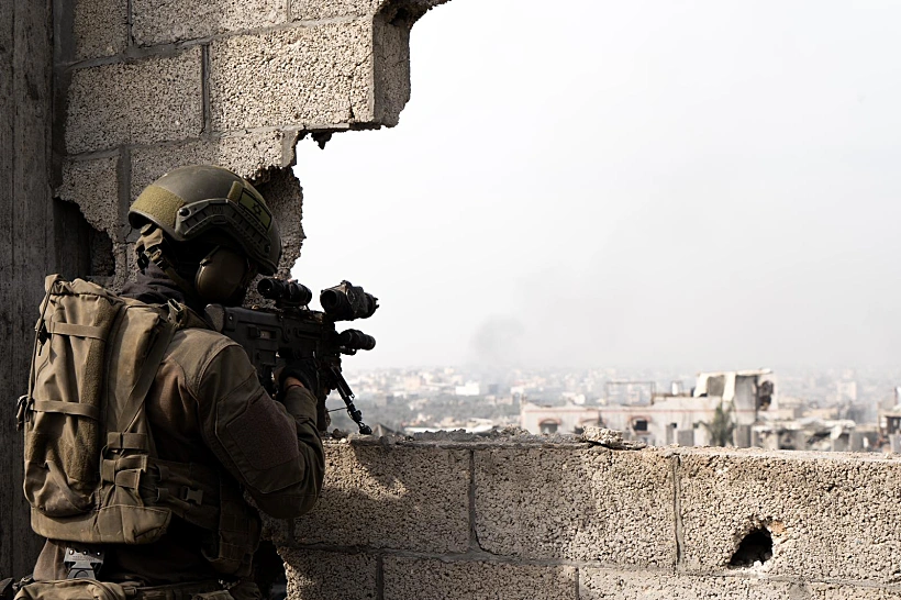 פעילות אוגדה 36 בשג'אעיה רצועת עזה חרבות ברזל