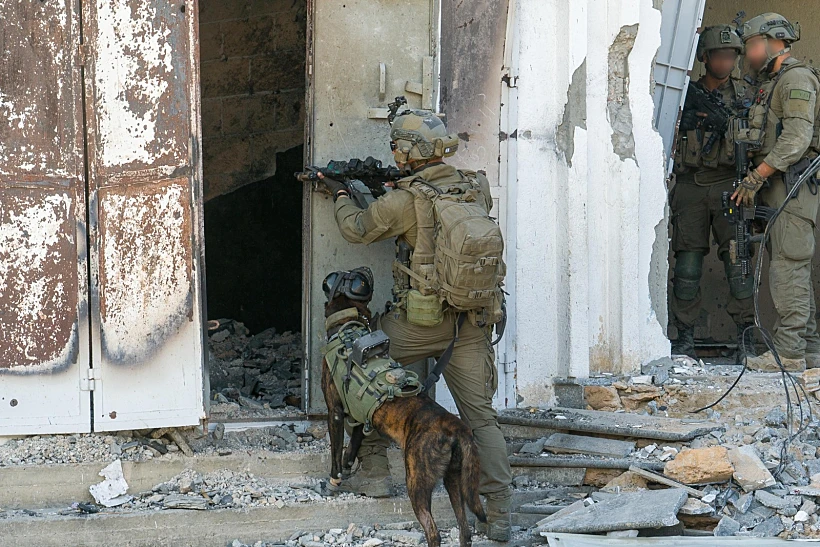 פעילות אוגדה 36 בשג'אעיה רצועת עזה חרבות ברזל