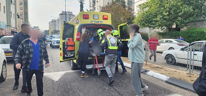 זירת הדקירה בלוד