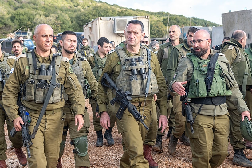 הרמטכ"ל הרצי הלוי בגבול הצפון