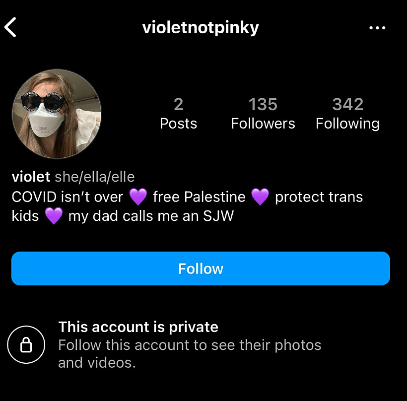 חשבון האינסטגרם של ויולא