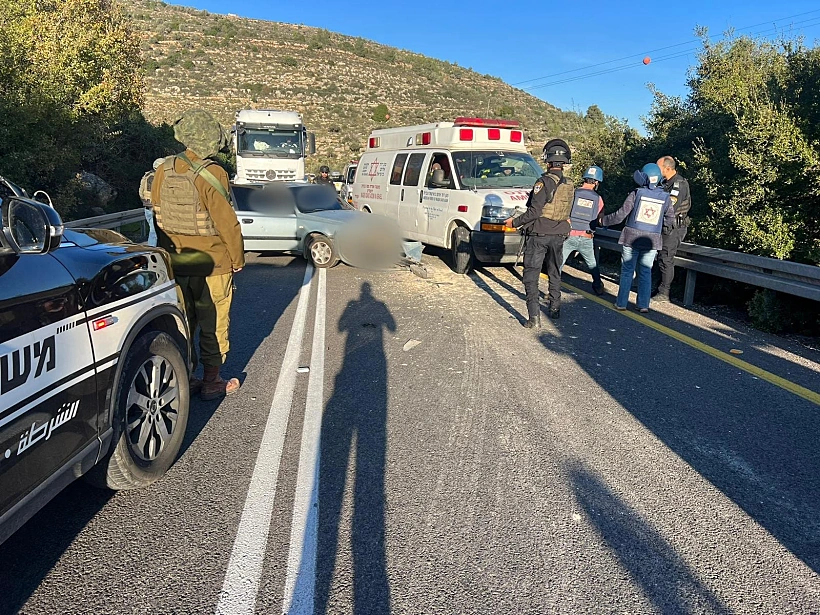 זירת הירי במועצה אזורית בנימין פיגוע יהודה ושומרון