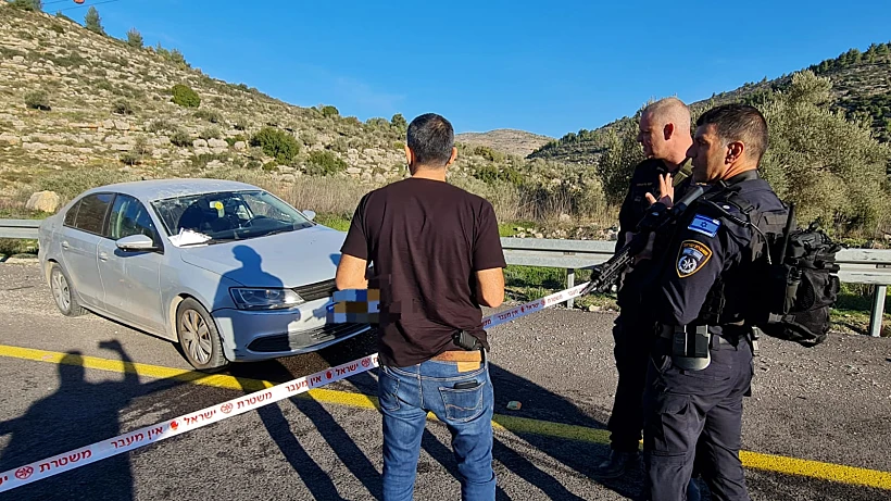 זירת הירי במועצה אזורית בנימין פיגוע יהודה ושומרון