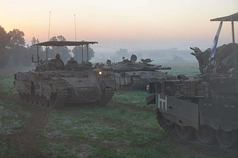 פעילות כוחות צה"ל במרחב אל בורייג' מלחמת חרבות ברזל חמאס עזה