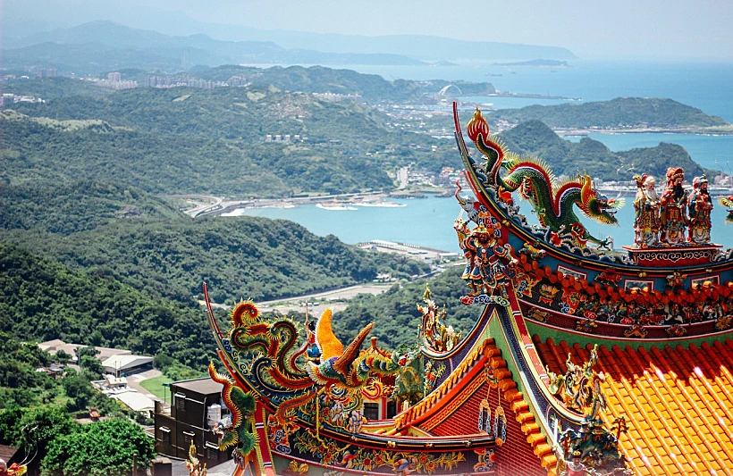 Taiwan העיירה התיירותית Jiufen טאיוואן