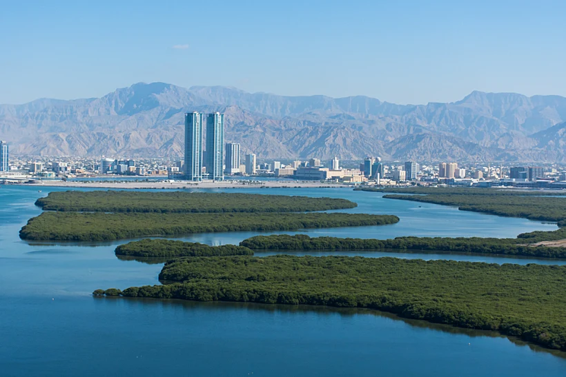 Aerial,view,of,ras,al,khaimah,,united,arab,emirates,ראס אל חי'מה