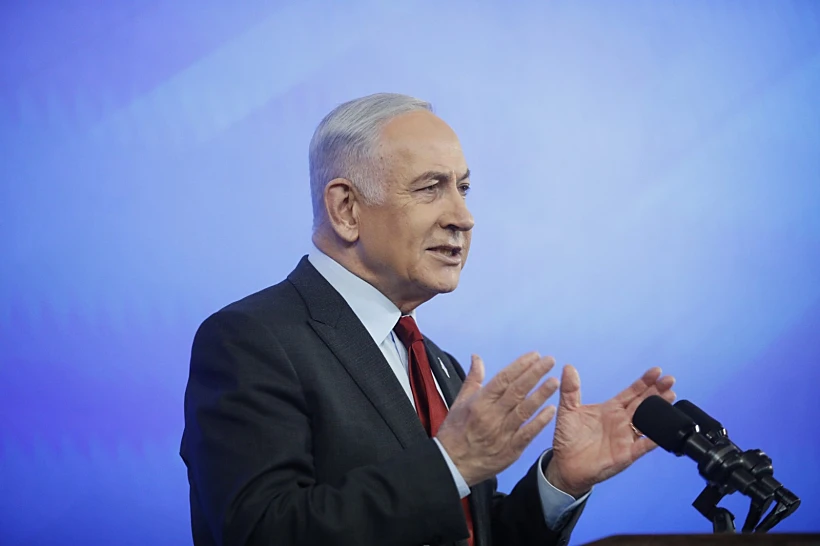 רה"מ נתניהו במסיבת העיתונאים