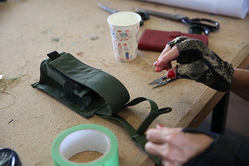 חמל התפירה בשנקר - תערוכת עיצוב חירום