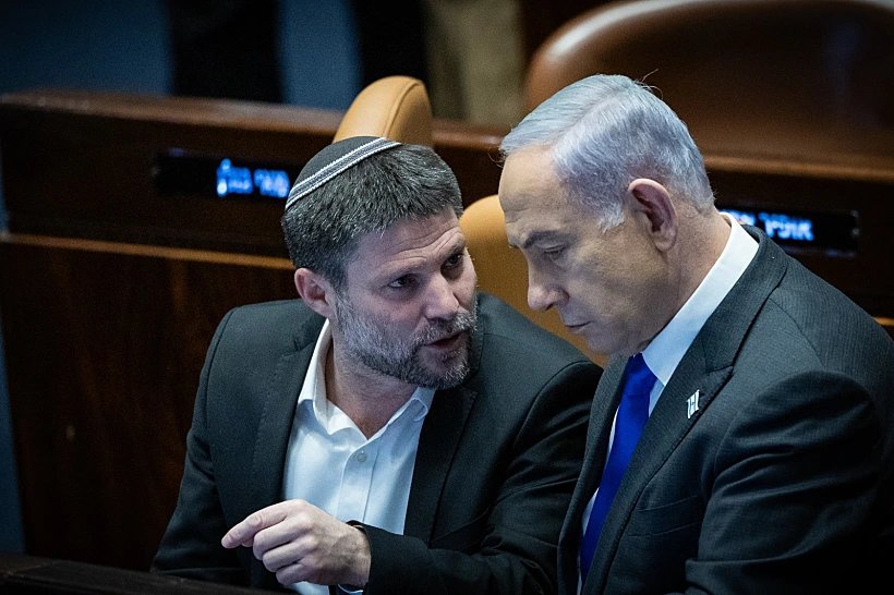 רה"מ נתניהו והשר סמוטריץ'
