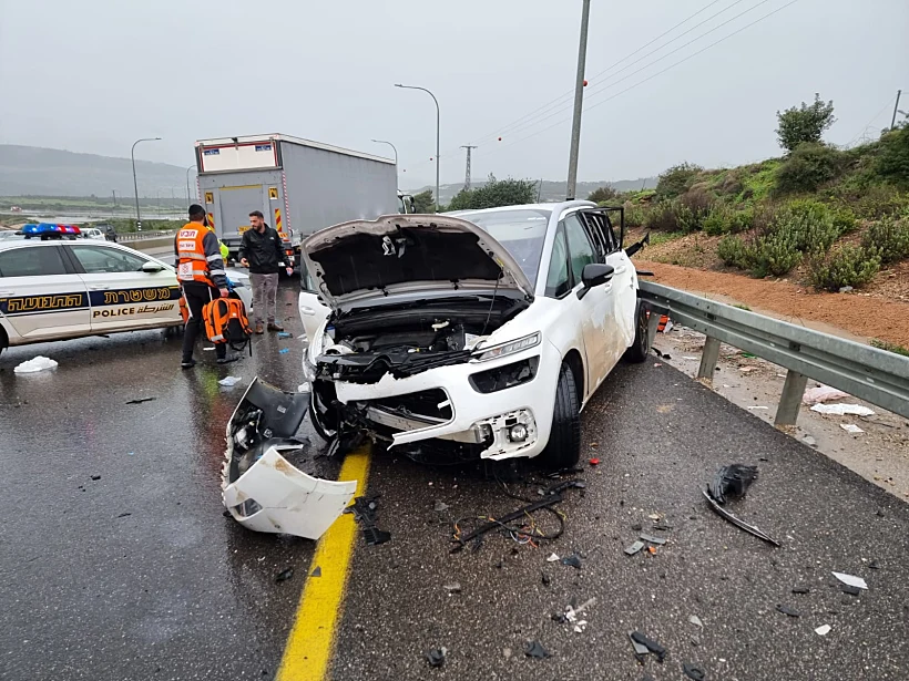 זירת התאונה