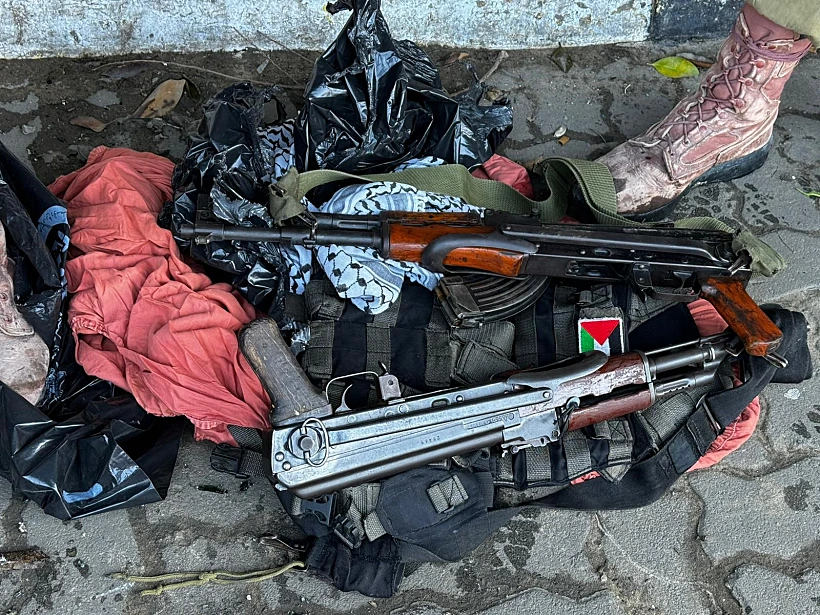 אמל"ח שאותר בבית החולים נאסר