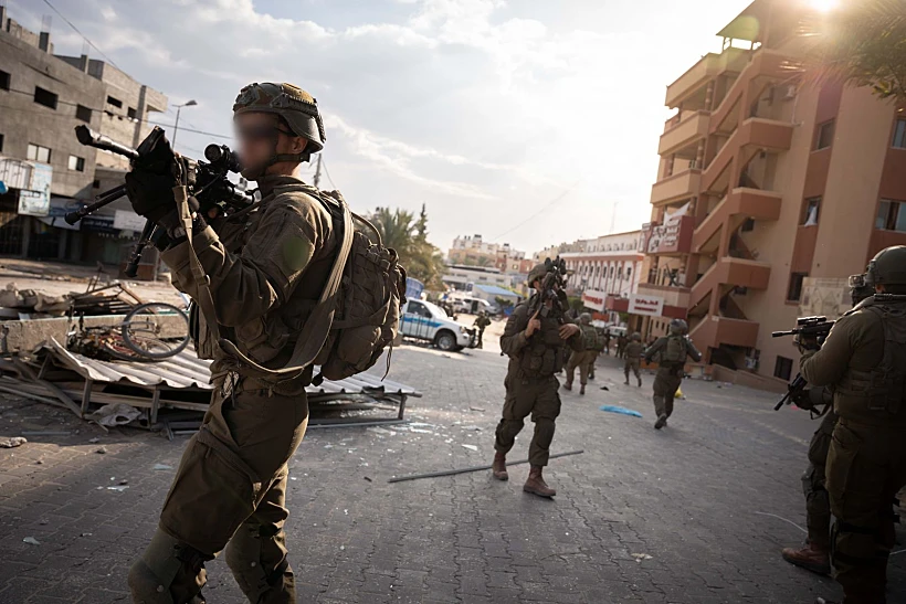 תיעוד מפעילות הכוחות בבית החולים נאסר בח'אן יונס