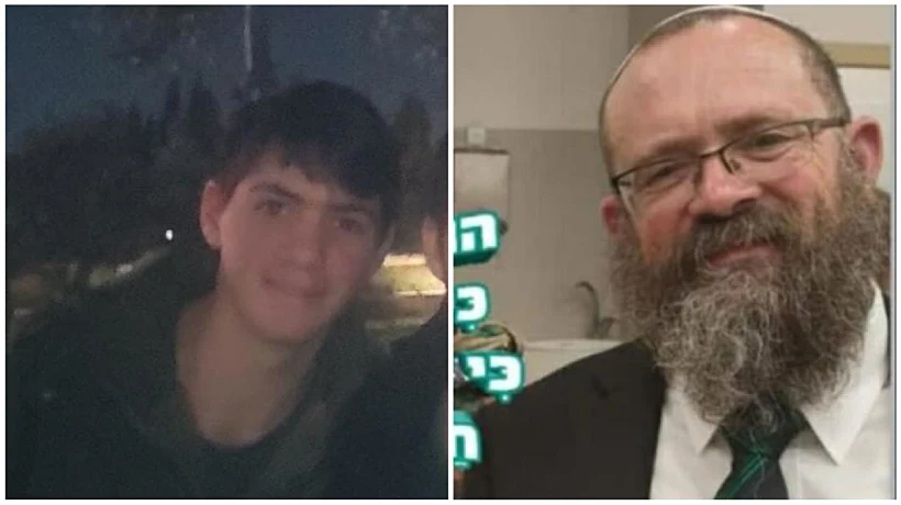 יצחק צייגר ואוריה הרטום, שנרצחו בפיגוע ליד עלי