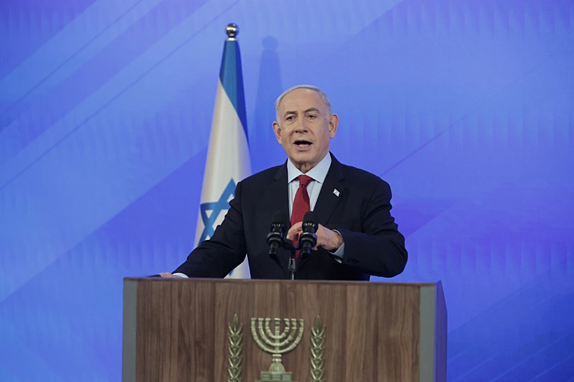 רה"מ בנימין נתניהו במסיבת העיתונאים