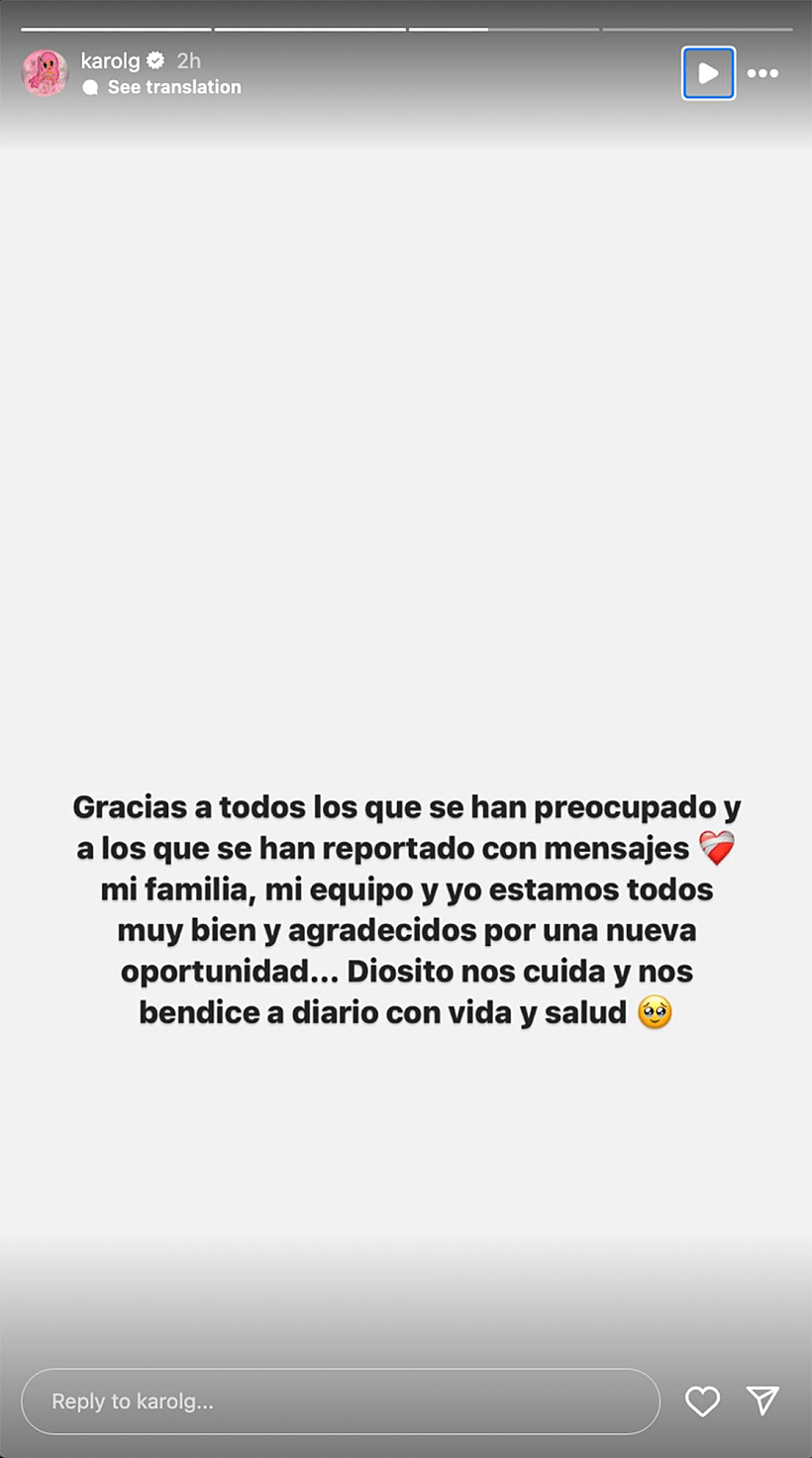 הסטורי של קרול ג'י, אחרי נחיתת החירום