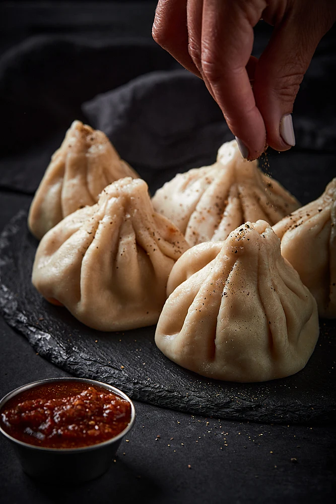 חינקלי במסעדת פטרה