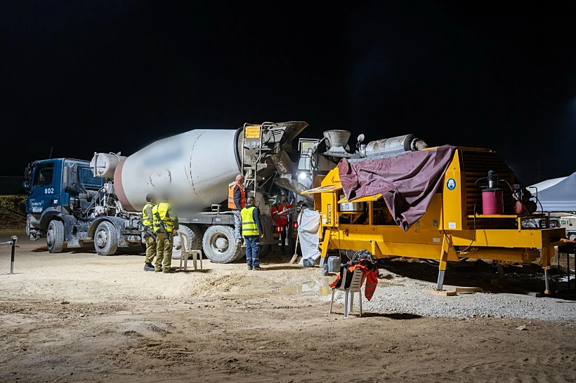 איטום מנהרת הענק של חמאס בצפון רצועת עזה