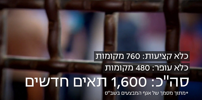 תוכנית בן גביר: הוספת 1600 תאים חדשים בבתי הכלא