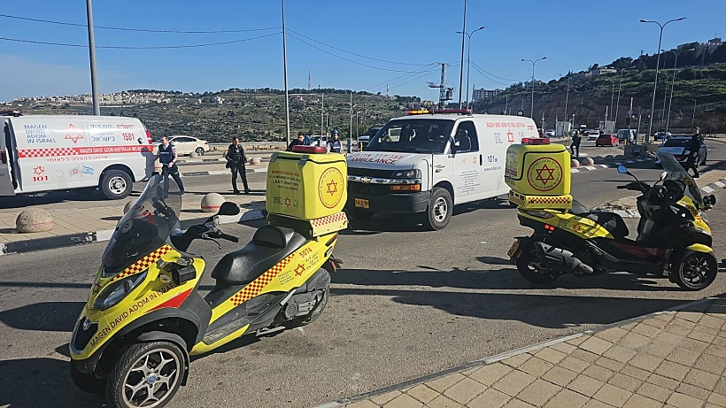 זירת הפיגוע במחסום המנהרות