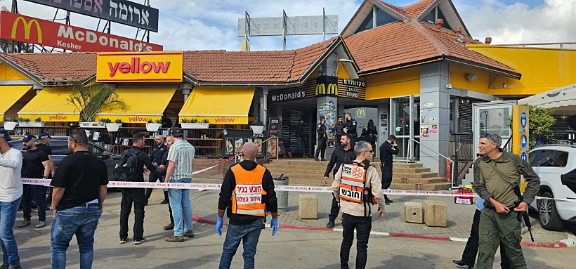 זירת הפיגוע בצומת בית קמה