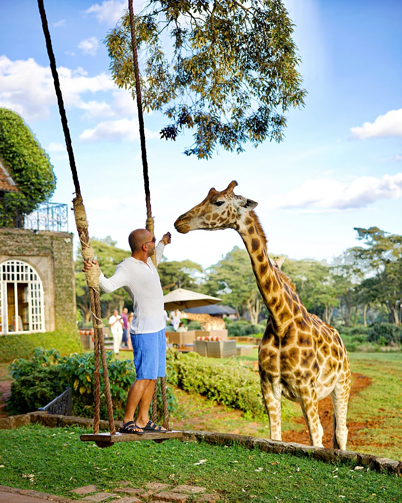 מלון Giraffe manor