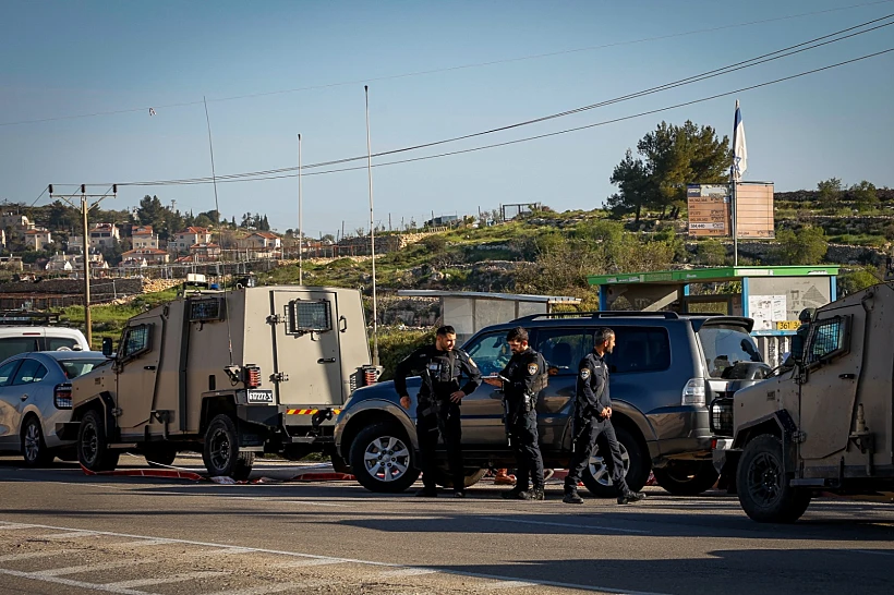 זירת הפיגוע בבקעה