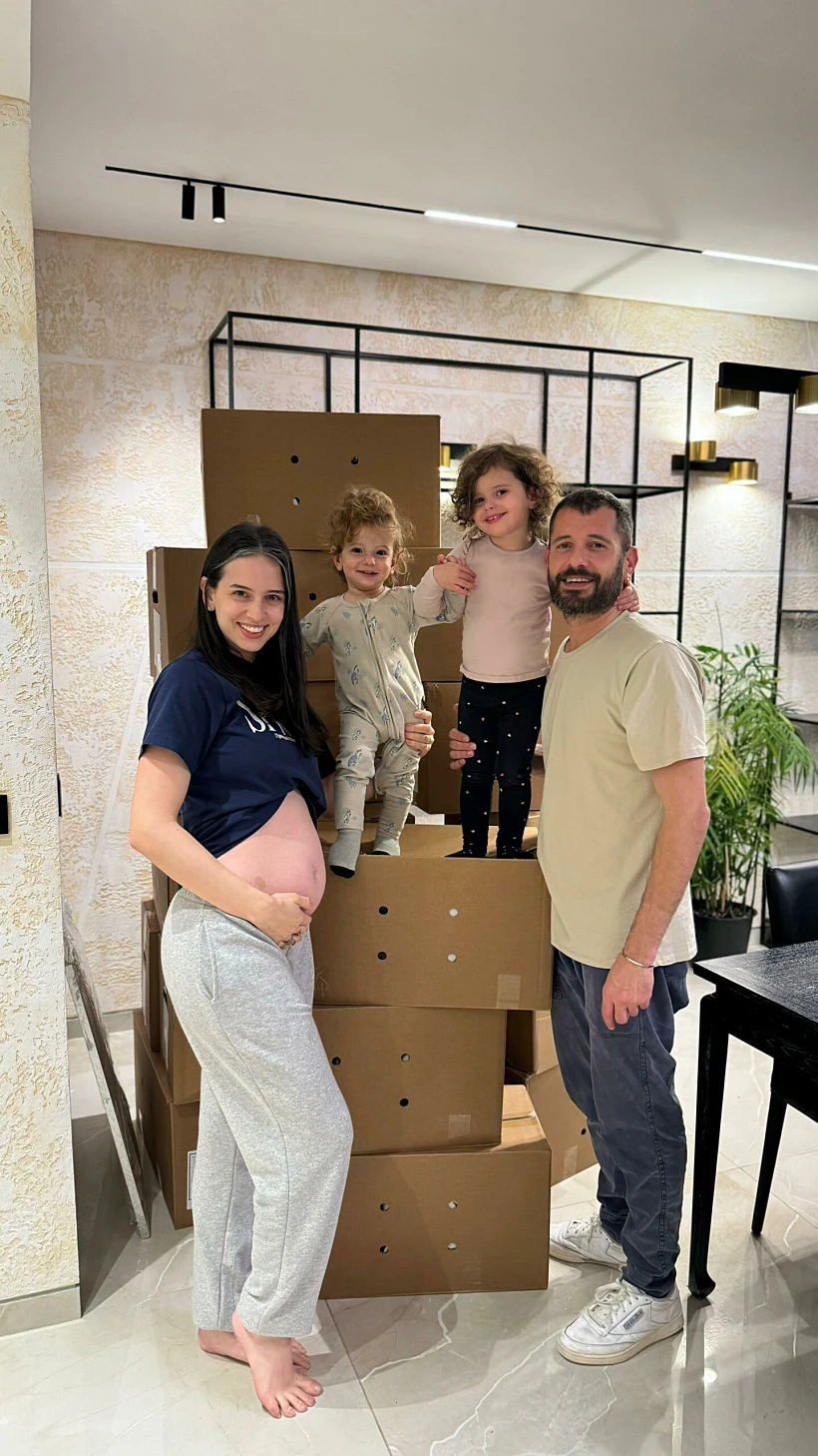 קורין גדעון, בעלה חילי והילדים