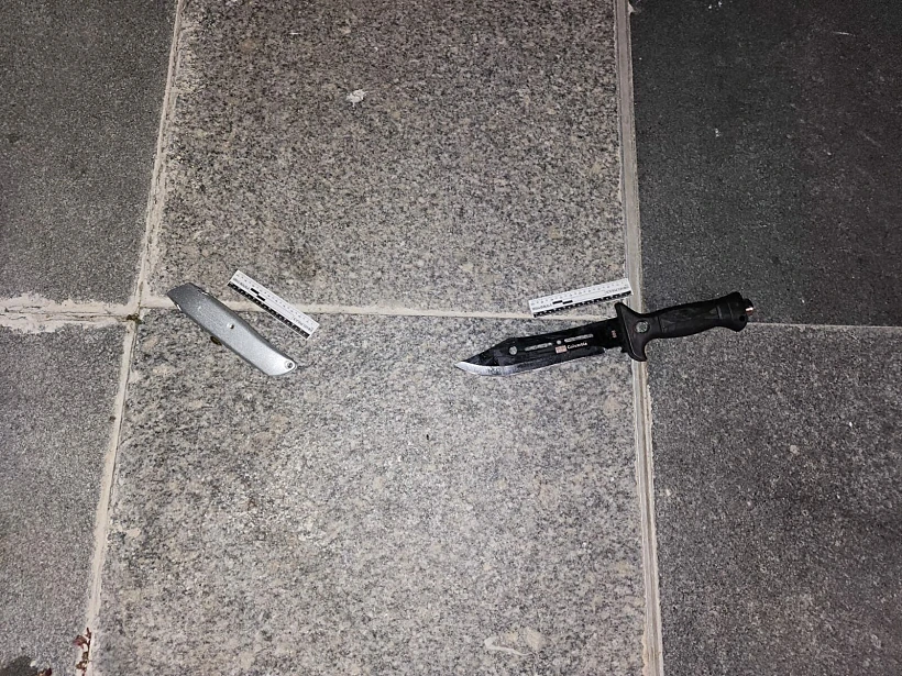 הסכין שהשתמש בה המחבל פיגוע גן יבנה