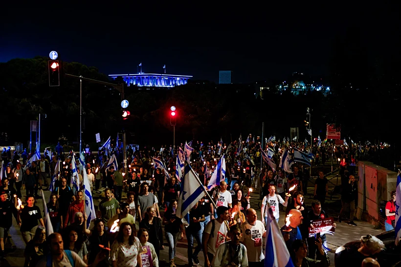 הפגנות נגד הממשלה ולמען שחרור החטופים בירושלים