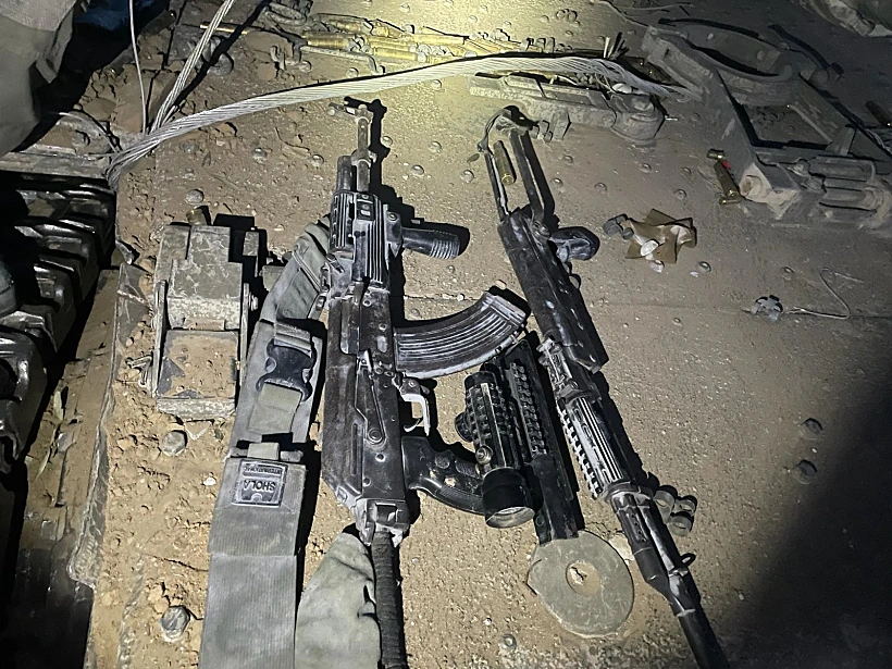 אמצעי לחימה שהוחרמו בח'אן יונס