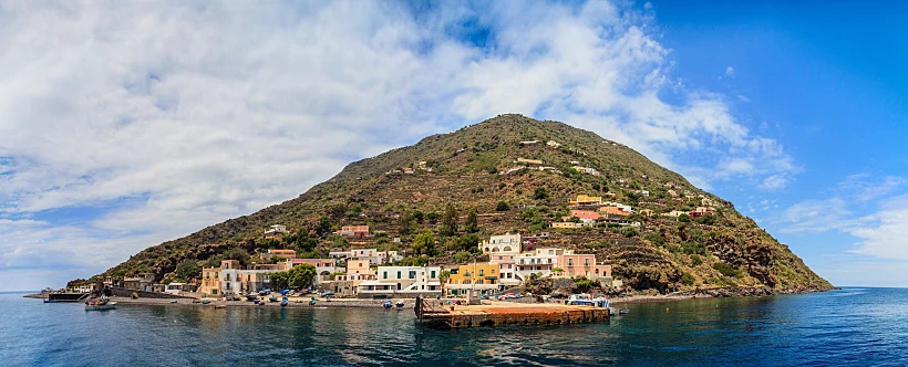 Panoramic,view,of,aeolian,island, ,alicudi,,sicily.