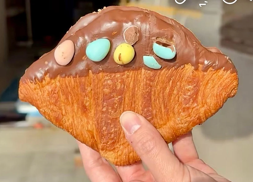 פלאט קרואסון, קרואסון מעוך