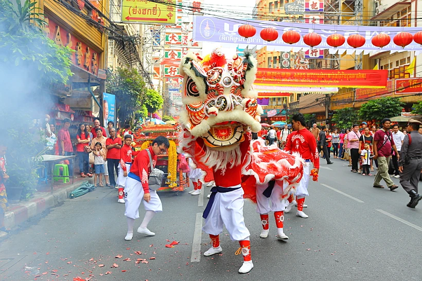 Bangkok,,thailnad, ,february,10:,unidentifiראש השנה הסיני בבנגקוק