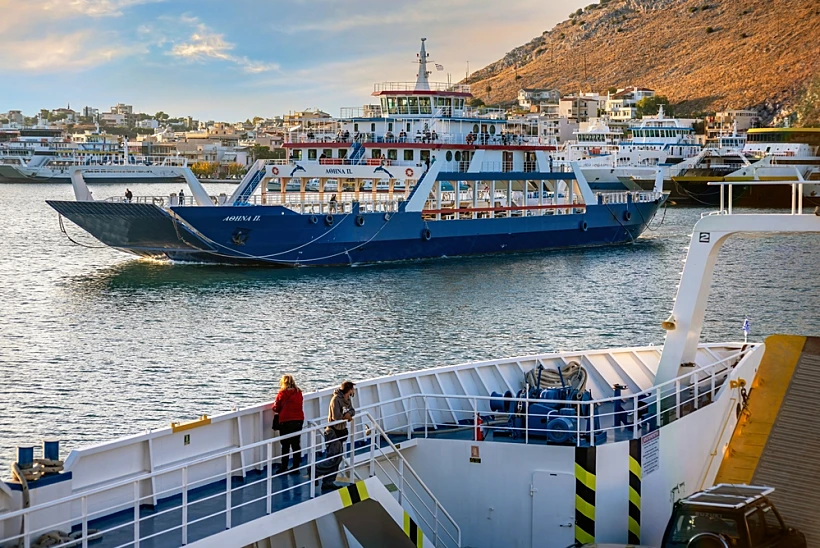 Salamis,island,,greece, ,oct,24,,2020:,approaching,salamis,port