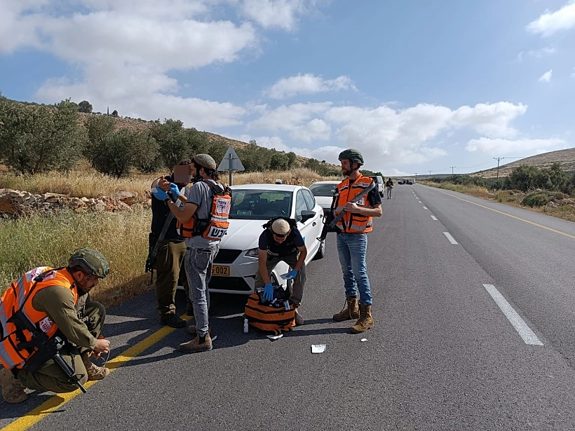 זירת פיצוץ המטען בבנימין