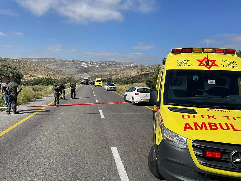 זירת פיצוץ המטען בבנימין