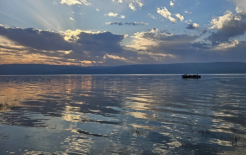 שקיעה בכנרת