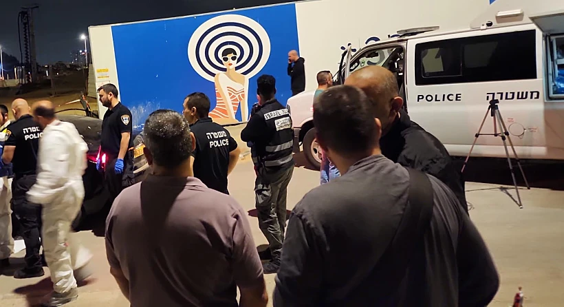 זירת הרצח בנתניה